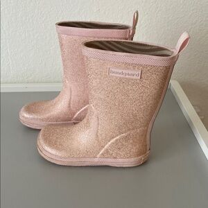 Bundgaard Kids Pink Glitter Rain Boots Bundgaard size eu 26 GUC